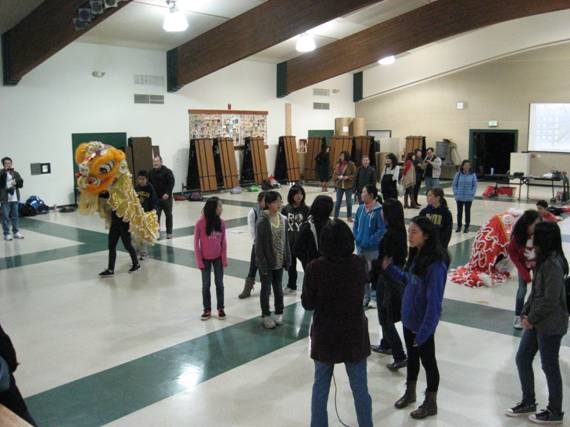 Chinese New Year Celebration Rehearsal
