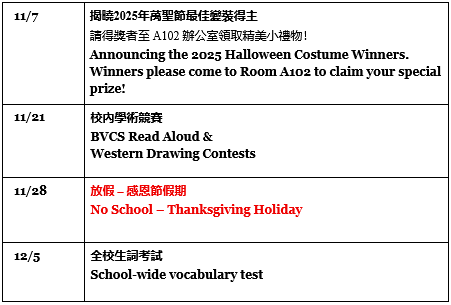 Important Announcement